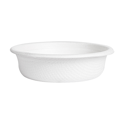 MINI POTS + COUVERCLES 'BIONIC' 30 ML Ø 6,2x2+0,7 CM BLANC BAGASSE (1000 UNITÉ) – Image 2