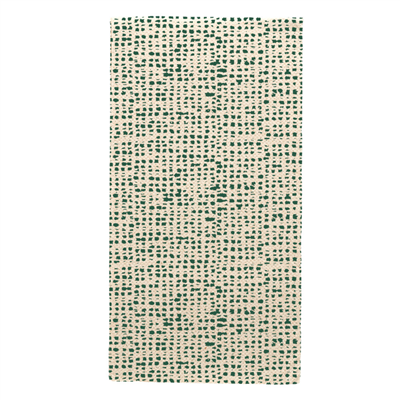 SERVIETTES ECOLABEL P. 1/8 'DOUBLE POINT - DAKAR' 19 G/M2 40x40 CM NATUREL OUATE RECYCLÉE (1200 UNITÉ)