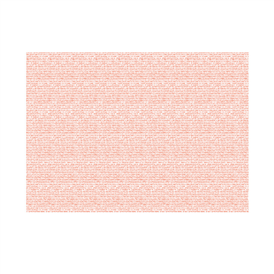 SETS DE TABLE FLEXO MIAMI 48 G/M2 31x43 CM SAUMON CELLULOSE (2000 UNITÉ)
