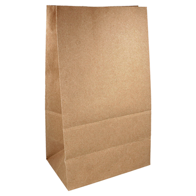 SACS SOS SANS ANSES POUR FRUITS  60 G/M2 22+14x37 CM NATUREL KRAFT (500 UNITÉ)