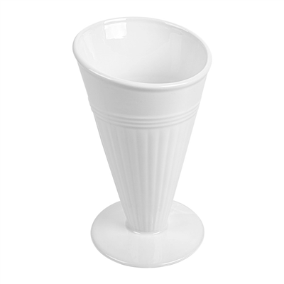 GOBELETS POUR FRITURES  Ø11,8x19,8 CM BLANC PORCELAINE (6 UNITÉ)