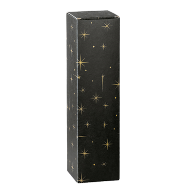 COFFRETS 1 BOUTEILLE 'CONSTELLATION'  34x9x9 CM NOIR CARTON (50 UNITÉ)