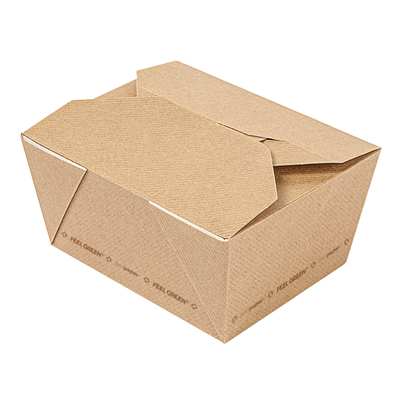 BOÎTES AMÉRICAINES MICRO-ONDABLES 'THEPACK' 780 ML 220 G/M2 11,3x9x6,3 CM NATUREL CARTON ONDULÉ NANO-MICRO (500 UNITÉ)