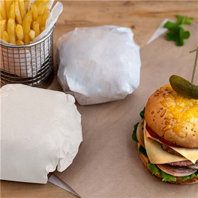 PAPIER INGRAISSABLES FAST FOOD - FLUOR FREE  40 G/M2 28x34 CM BLANC PARCH.INGRAISSABLE (1000 UNITÉ) – Image 2