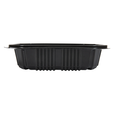 RÉCIPIENT 750 ML 19,4x16,4x4,8 CM NOIR PP (600 UNITÉ) – Image 2