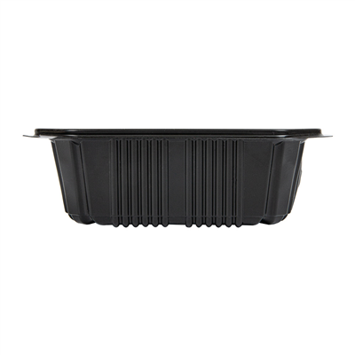 RÉCIPIENT 1000 ML 19,4x16,4x6,4 CM NOIR PP (600 UNITÉ) – Image 2