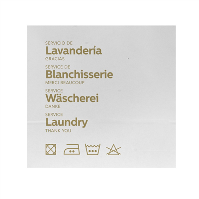 SACHETS LINGE À LAVER  45+12x43 CM BLANC KRAFT (250 UNITÉ)