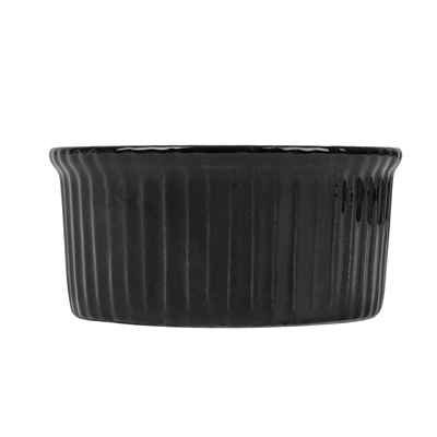 RAMEQUINS 120 ML Ø 7,8x3,7 CM NOIR PORCELAINE (12 UNITÉ) – Image 3