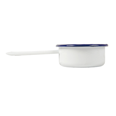 MINI SAUTOIRS 'ENAMELWARE' 50 ML 13,7x7x2,9 CM BLANC ACIER ÉMAILLÉ (6 UNITÉ) – Image 2
