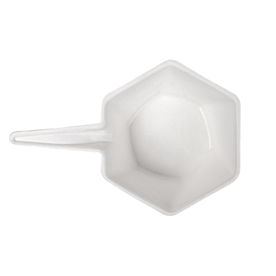 RÉCIPIENTS HEXAGONALES 'BIONIC'  5,5x3 CM BLANC BAGASSE (1000 UNITÉ) – Image 3
