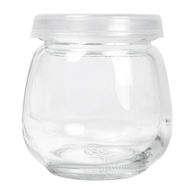 POT AVEC COUVERCLE 'WAKI GLASS' 120 ML Ø 6,5x6,6 CM TRANSPARENT VERRE (96 UNITÉ) – Image 2