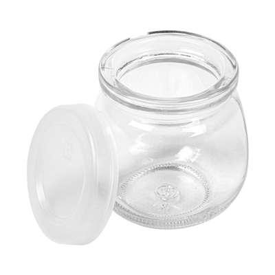 POT AVEC COUVERCLE 'WAKI GLASS' 120 ML Ø 6,5x6,6 CM TRANSPARENT VERRE (96 UNITÉ) – Image 5