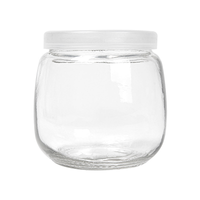 POT AVEC COUVERCLE 'WAKI GLASS' 200 ML Ø 7,3x7,3 CM TRANSPARENT VERRE (72 UNITÉ) – Image 2