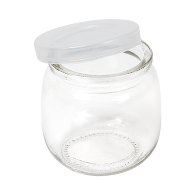 POT AVEC COUVERCLE 'WAKI GLASS' 200 ML Ø 7,3x7,3 CM TRANSPARENT VERRE (72 UNITÉ) – Image 3