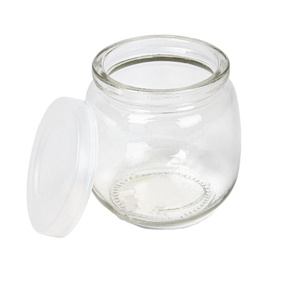 POT AVEC COUVERCLE 'WAKI GLASS' 200 ML Ø 7,3x7,3 CM TRANSPARENT VERRE (72 UNITÉ) – Image 4