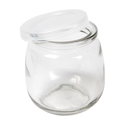 POT AVEC COUVERCLE 'WAKI GLASS' 300 ML Ø 8,4x8,7 CM TRANSPARENT VERRE (48 UNITÉ) – Image 3