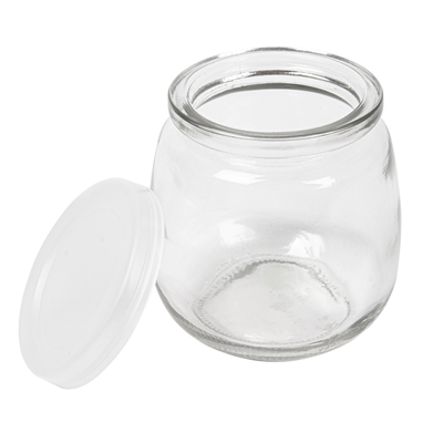 POT AVEC COUVERCLE 'WAKI GLASS' 300 ML Ø 8,4x8,7 CM TRANSPARENT VERRE (48 UNITÉ) – Image 4