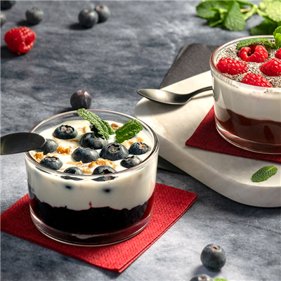 GOBELETS À DESSERTS 'WAKI GLASS' 190 ML 9x5,2 CM TRANSPARENT VERRE (48 UNITÉ) – Image 5