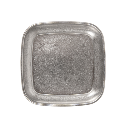 PLATES CARRÉS 'ARTINOX' 65 ML 9x9x1,4 CM ARGENTE INOX (20 UNITÉ) – Image 4