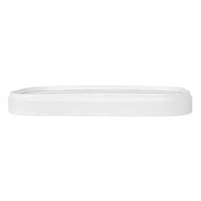 COUVERCLES POUR RÉCIPIENTS 266.26/27/28  320 + 30 PE G/M2 17,3x12,3x2 CM BLANC KRAFT (300 UNITÉ) – Image 2