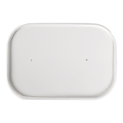 COUVERCLES POUR RÉCIPIENTS 266.26/27/28  320 + 30 PE G/M2 17,3x12,3x2 CM BLANC KRAFT (300 UNITÉ) – Image 3