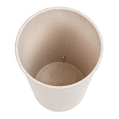 VERRES RÉUTILISABLES 330 ML Ø7,5/5,5x11,5 CM NATUREL RICE HUSK BIOCOMPOSITE (540 UNITÉ) – Image 4