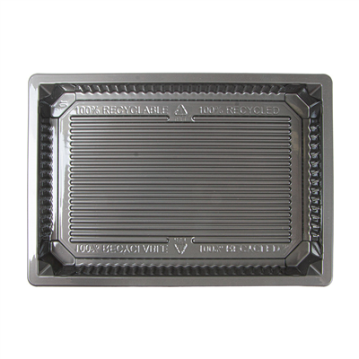 RÉCIPIENTS POUR "SUSHI" 307 ML 18,5x12,9x2 CM ARGENTE RPET (352 UNITÉ) – Image 3