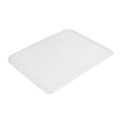 PLATEAU AVEC 4 COMPARTIMENTS + COUVERCLE 'ARTINOX'  28x22x4 CM ARGENTE INOX (6 UNITÉ) – Image 3