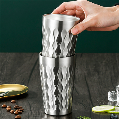 GOBELETS 'ARTINOX' 450 ML Ø 8,7x14,2 CM ARGENTE INOX (6 UNITÉ) – Image 4