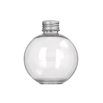 FLACONS AVEC BOUCHON EN ALUMINIUM 250 ML Ø8x9,1 CM TRANSPARENT PET (150 UNITÉ)