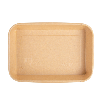 RÉCIPIENTS POUR "SUSHI"  20PE + 280 +16PE G/M2 16,5x11,5x2,4 CM NATUREL KRAFT (600 UNITÉ) – Image 4