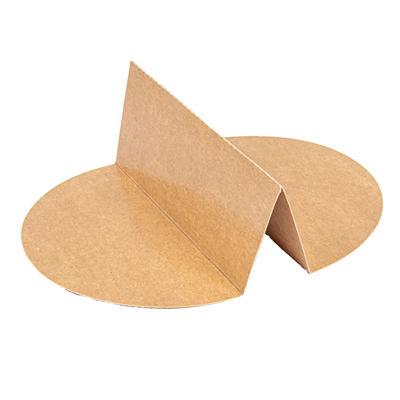 SÉPARATEUR SALADIER RÉF. 212.98  300 + 18 PE G/M2 Ø22,3/14x4,8 CM NATUREL KRAFT (600 UNITÉ) – Image 2