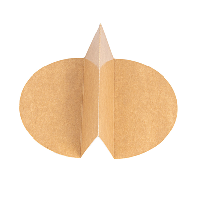 SÉPARATEUR SALADIER RÉF. 212.98  300 + 18 PE G/M2 Ø22,3/14x4,8 CM NATUREL KRAFT (600 UNITÉ) – Image 4
