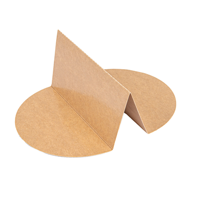 SÉPARATEUR 2 COMP. SALADIER 226.64  300 + 18 PE G/M2 Ø25,4/14x6,3 CM NATUREL KRAFT (600 UNITÉ) – Image 2