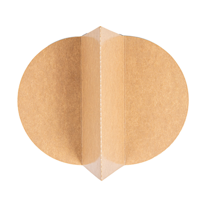 SÉPARATEUR 2 COMP. SALADIER 226.64  300 + 18 PE G/M2 Ø25,4/14x6,3 CM NATUREL KRAFT (600 UNITÉ) – Image 5