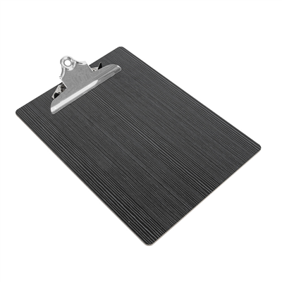 PLANCHE PORTE MENU AVEC PINCE  22,9x31,8x0,4 CM NOIR MDF (12 UNITÉ)