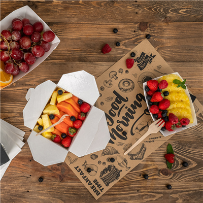 SETS DE TABLE 'GOOD MORNING' 115 G/M2 24,5x38,5 CM NATUREL KRAFT (1000 UNITÉ) – Image 2
