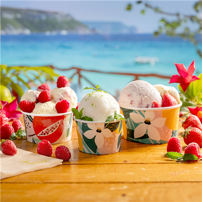 POTS À GLACES 'AMALFI' 70 ML 210 + 18 PE G/M2 Ø6,5x3,9 CM BLANC CARTON (2000 UNITÉ) – Image 4