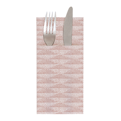 SERVIETTES KANGOUROU 'MIST' 55 G/M2 40x40 CM TERRACOTE AIRLAID (700 UNITÉ)