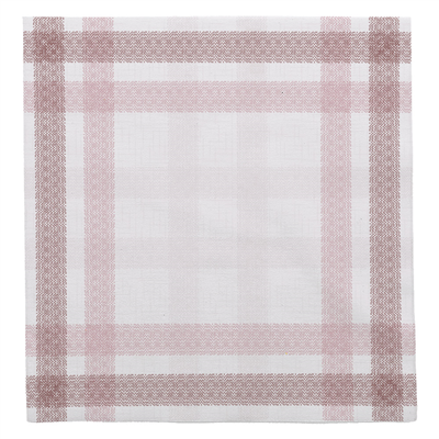 SERVIETTES 'LIKE LINEN - MADRAS II' 70 G/M2 40x40 CM BORDEAUX SPUNLACE (600 UNITÉ)