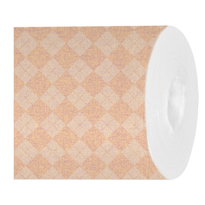 "TÊTE-À-TÊTE" PRÉ. 120CM (20 FEU.) 'LIKE LINEN - ARGYLE' 70 G/M2 0,40x24 M ABRICOT SPUNLACE (6 UNITÉ)