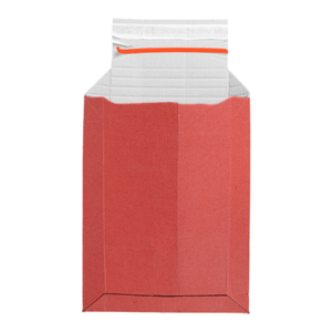 ENVELOPPES AUTO-ADHÉSIVES EXTENSIBLES E-COMMERCE 'THEPACK'  390 G/M2 23,5x32 CM ROUGE (100 UNITÉ)