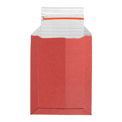 ENVELOPPES AUTO-ADHÉSIVES EXTENSIBLES E-COMMERCE 'THEPACK'  390 G/M2 23,5x32 CM ROUGE (100 UNITÉ)