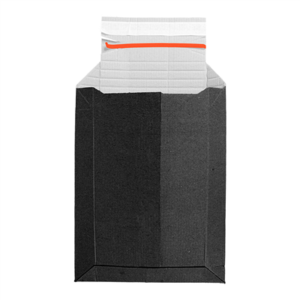 ENVELOPPES AUTO-ADHÉSIVES EXTENSIBLES E-COMMERCE 'THEPACK' 390 G/M2 27,5x35,2 CM NOIR CARTON ONDULÉ MICROCANAL (100 UNITÉ)