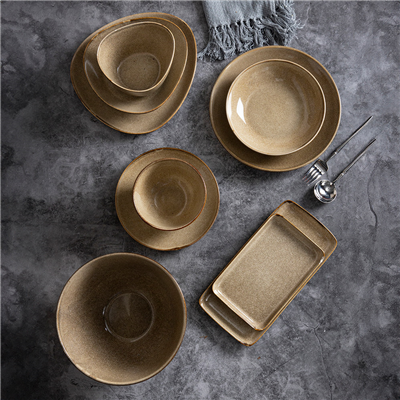 ASSIETTES 'AKALA'  Ø27x17,7x3,4 CM TERRE STONEWARE (6 UNITÉ) – Image 4