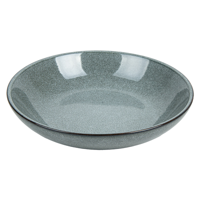 ASSIETTES CREUSES 'AKALA'  Ø20x11,2x4,4 CM GRIS VERDÂTRE STONEWARE (6 UNITÉ) – Image 2