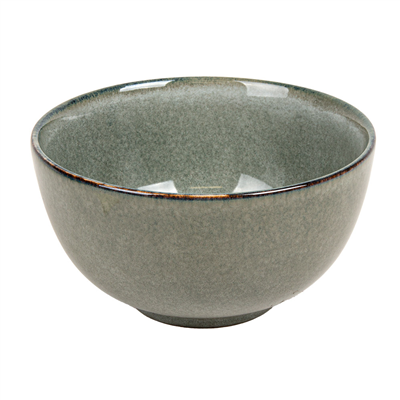 BOL 'AKALA' 580 ML Ø14x7,7 CM GRIS VERDÂTRE STONEWARE (6 UNITÉ)