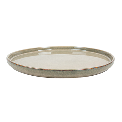 ASSIETTES 'AKALA'  Ø26,5x2,3 CM BEIGE STONEWARE (6 UNITÉ) – Image 2