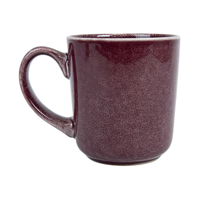 TASSES À CAFÉ 'AKALA' 390 ML Ø 9x6x10 CM BORDEAUX STONEWARE (6 UNITÉ) – Image 2