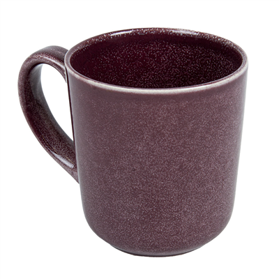 TASSES À CAFÉ 'AKALA' 390 ML Ø 9x6x10 CM BORDEAUX STONEWARE (6 UNITÉ)